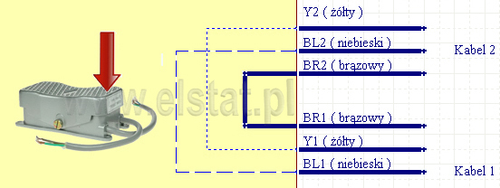 Wycznik nony peda FS4 dwustronny_FS4