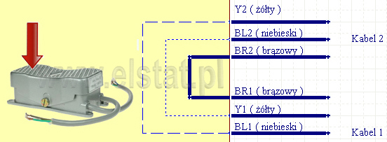 Wycznik nony peda FS4 dwustronny_FS4