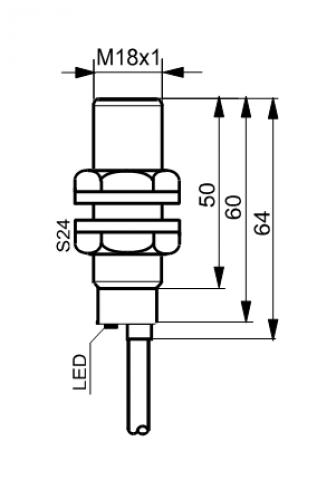 Czujniki indukcyjne 18 mm