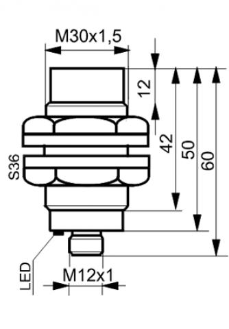 Czujniki indukcyjne TIDC3010RK