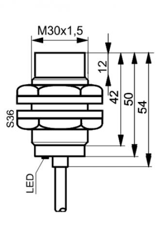 Czujniki indukcyjne TIDC3015R