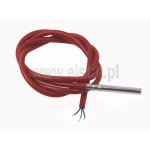 3 przewodowy czujnik temperatury PT100; gilza 5x45mm; przewód 120cm