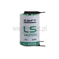  Bateria litowa LS14250 3PFRP; 3.6V;1/2AA; 14.55x25.15mm; minus 2-piny