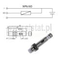 Czujnik: pojemnościowy; NPN / NO;  Uz=10÷30VDC, strefa do 4mm, Ic=200mA; M12; złącze M12; CR12CN04DNO-E2