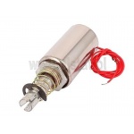 Elektromagnes ciągnący; cewka 12V; siła 1kg; skok 18mm