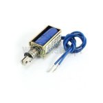 Elektromagnes ciągnącyący; cewka 12V; siła 0,5kg; skok 8mm