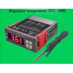 Elektroniczny regulator temperatury; sonda NTC; pomiar do 99 st.C; 24V; DC