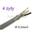 Kabel  sterowniczy LIYCY 4x0,5mm2; ekran; 4 żyły