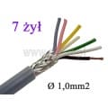 Kabel  sterowniczy LIYCY 7x1mm; ekran; 7 żył