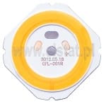 LED wysokiej mocy 7W, barwa biała zimna, 750lm, 140st, U=24V