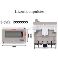 Licznik impulsów; 8 cyfrowy wyświetlacz LCD; sterowanie stykiem