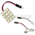 Moduł 12 LED 5050 12V  23x30mm biały zimny