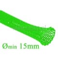 Oplot poliestrowy 15mm/25mm; zielony