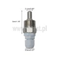 Osłona do czujnika temperatury; wymiar 30mm; gwint 1/2 cala 