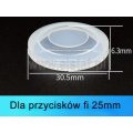 Osłona przełącznika wandalodopornego; wodoszczelna; 25mm; silkonowa 