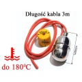 Pomiar poziomu gorącej cieczy; do 180°C; kabel 3m