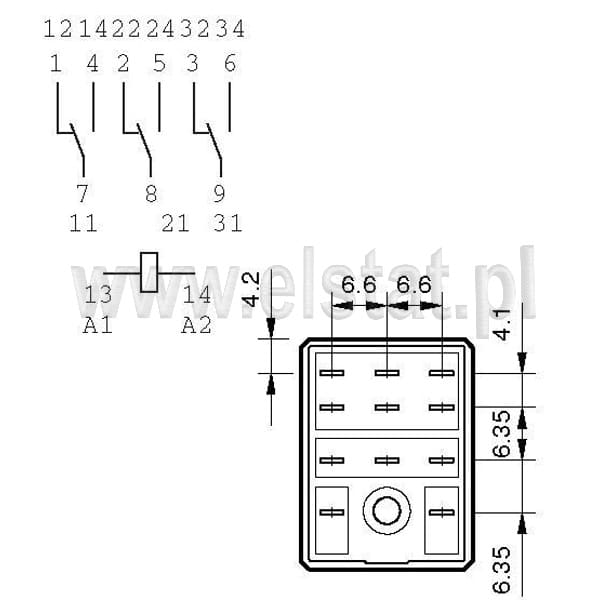 Relais 24V 30A SPST-NO, 65.31.8.024.0300