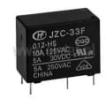 Przekaźnik JZC 33; zamiennik dla HF33F012; 1x styk przełączny; 12V; 10A/ 125VAC 