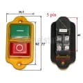 Przełącznik elektromagnetyczny; DKLD DZ-6; 5 pinów; zamiennik dla KJD17 BC1T, I=15A; 250VAC