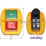 Wyłącznik elektromagnetyczny 1- FAZA; DKLD-DZ6-2; 4- piny; owal; I=15 A/ 250VAC