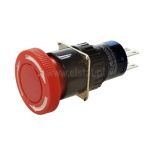 Przycisk bezpieczeństwa; NO + NC; 2 tory; 22mm; odryglowanie przez obrót 