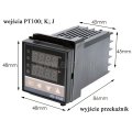 Regulator temperatury z wejściem uniwersalnym; zakres: do +1300C; 230V; wejścia: PT100; K; J; REX-C100
