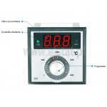 Regulator temperatury; zakres: 0 +400°C; 230V; 72x72mm