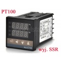 REX-C100; regulator temperatury; 230V; PT100; SSR; brak czujnika