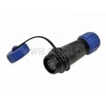 SP1311/S5, złącze przemysłowe, na kabel, 5 pin, 4A, żeńskie