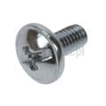 Śruba M3x6mm (+) ocynowana, kulista, philips