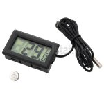  Termometr LCD czarna obudowa -10 do +50stC