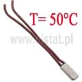 Termostat 50°C; bimetaliczny; metalowy; 6A/250V; NC