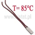 Termostat 85°C; bimetaliczny; metalowy; 6A/250V; NC