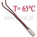 Termostat 65°C; bimetaliczny; metalowy; 6A/250V; NC