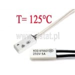 Termostat bimetaliczny; 125°C; 5A/250V; NO; KSD9700