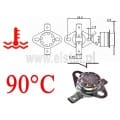 Termostat bimetaliczny; zakres: 90°C; typ KSD301A; 10A; NC 