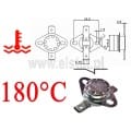 Termostat bimetaliczny; zakres: 180°C; typ KSD301A; 10A; NC 