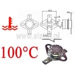Termostat bimetaliczny; zakres: 100°C; typ KSD301A; 10A; NC 