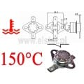Termostat bimetaliczny; zakres: 150°C; typ KSD301A; 10A; NC 