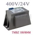 TMBZ 100/004M; transformator; 100VA; 400VAC; 24V; 4.38A; 1.7kg; ( trafo zalewane) 