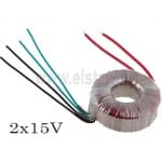 TST 50/029  trans. 10W 2x15V 2x 1,67A  toroidalny