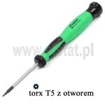 Wkrętak Proskit SD-083-T5H TORX-H x 50, z otworem