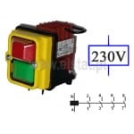 Włącznik elektromagnetyczny; 3- FAZY; DKLD DZ07; 10-pinów; P= 4kW/400 VAC; cewka 230VAC; bez osłony montażowej