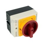 Wyłącznik krzywkowy 20A; 4tory; 2 warstwy; ( 0-1 ); wymiar frontu 67x67mm; obudowa 