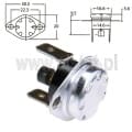 Wyłącznik termiczny 120°C  bimetal NC 10A ( reset)