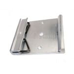 Uchwyt zatrzaskowy z aluminium, mocowanie do szyny TS35; L= 45mm; aluminium.